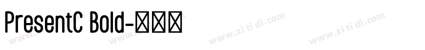 PresentC Bold字体转换